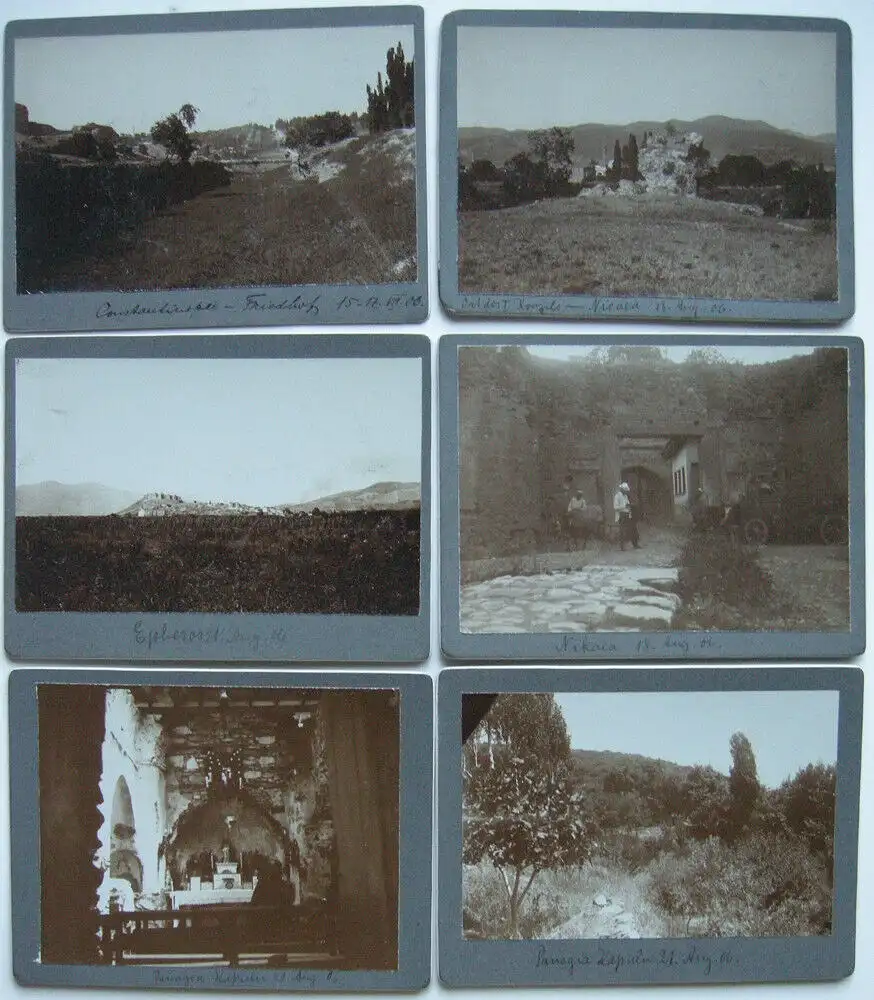 56 Reisefotos Italien Griechenland Türkei Albumin 1906 2