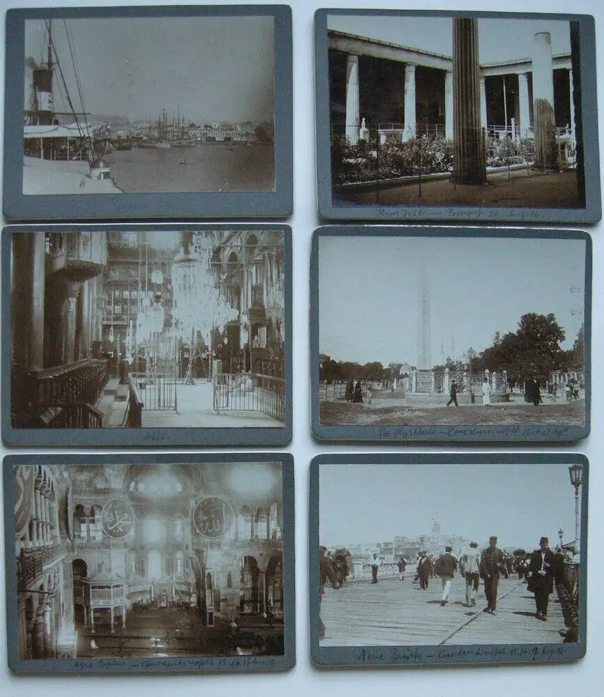 56 Reisefotos Italien Griechenland Türkei Albumin 1906 4