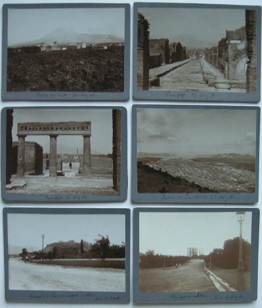 56 Reisefotos Italien Griechenland Türkei Albumin 1906 7