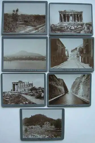 56 Reisefotos Italien Griechenland Türkei Albumin 1906