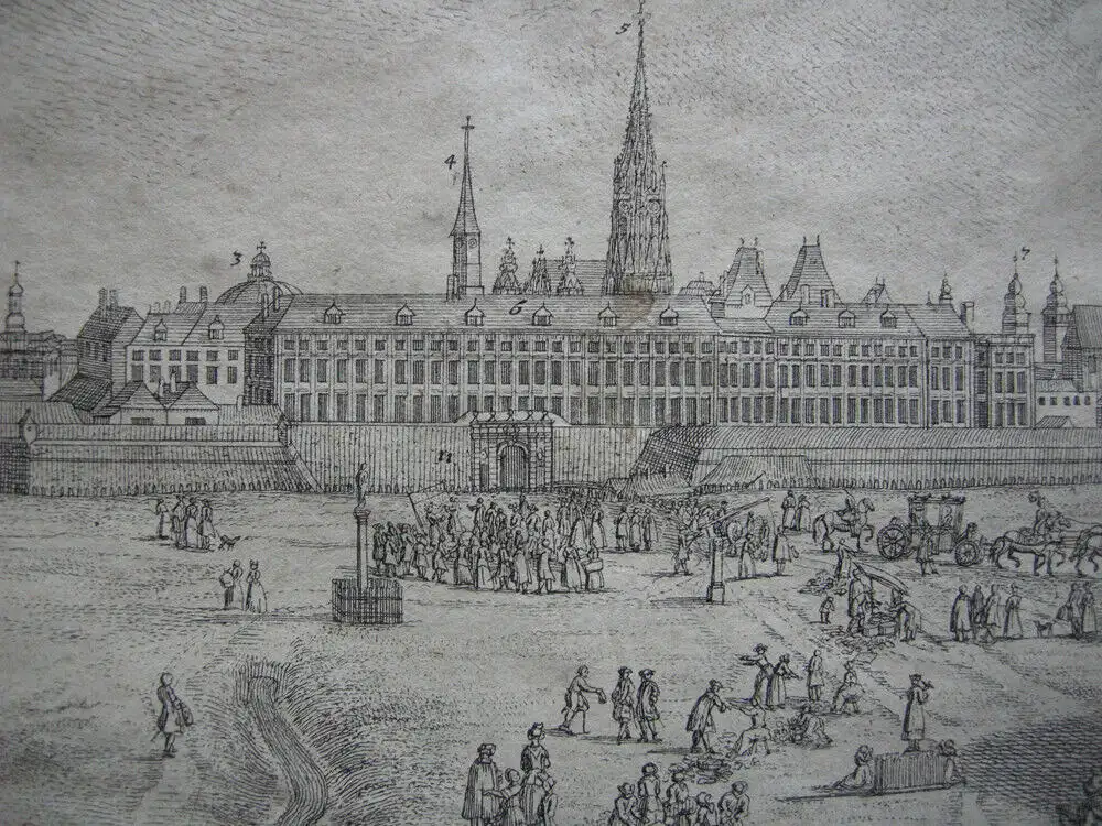 Joh Ad Delsenbach (1687-1765) Wien 2 Ansichten vom Burg- und Schotten-Thor 1719 6