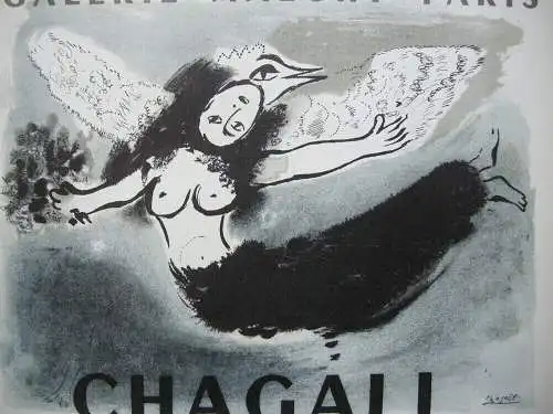 Marc Chagall Oeuvres récentes Orig Lithografie 1955 Maitres de l'Ecole