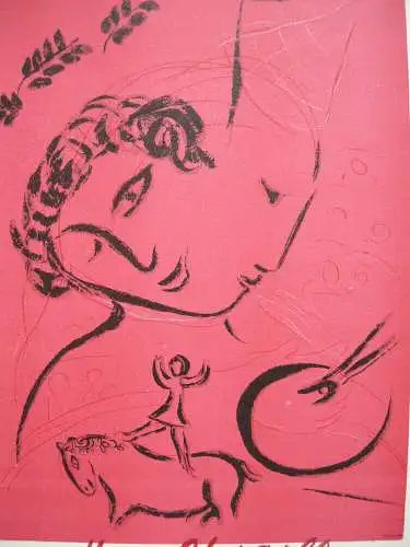 Marc Chagall Musee des Arts Decoratifs Orig Lithografie 1957 Maitres de l'Ecole