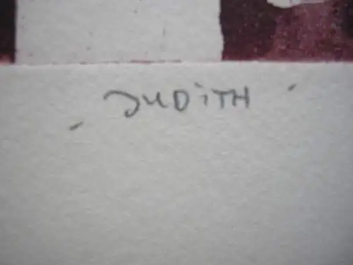 Klaus Böttger (1942-1992) Judith Orig. Radierung 1965 signiert Erotik