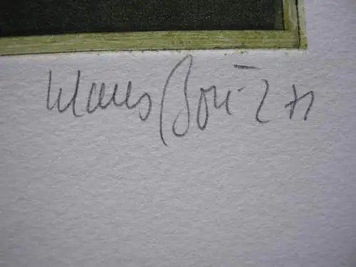 Klaus Böttger (1942-1992) Lola IV Orig. Radierung 1971 signiert Erotik