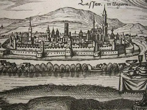 Kosice Kaschau Slowakei Slovensko Orig Kupferstich Meisner Schatzkästlein 1630