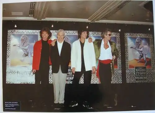 Rolling Stones im Hotel Vierjahreszeiten München 1997 Fotografie von Helmut Hien