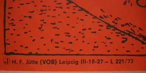 Frank Neubauer (1941) Plakat Johannes Wüsten Malerei Museum Leipzig 1973