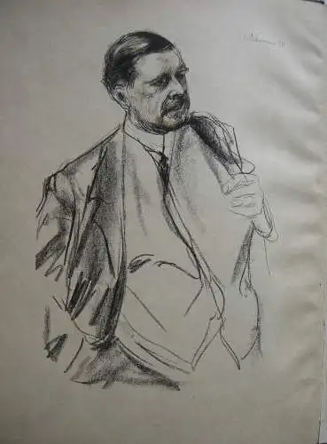 Peter Behrens Architektur Portrait Max Liebermann München Georg Müller 1913