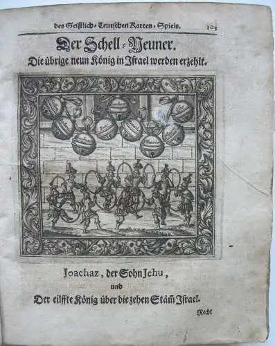 Andreas Strobl Geistliche Deutsche Karten-Spil Sulzbach 1693 Barock Kupferstiche