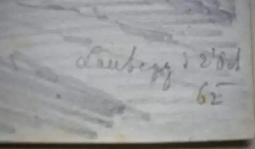 Laubegg Bodmann-Ludwigshafen Konstanz Bleistiftzeichnung 1862 Gehöft