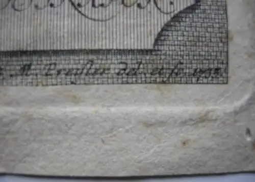 Gustav Georg Tezel (1640–1728)  Nürnberger Patrizier Orig Kupferstich Preisler 
