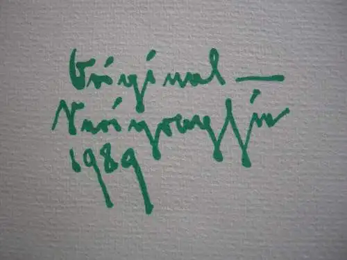 Hans Prähofer (1920-2005) Blumenstilleben Orig. Serigrafie 1989 signiert