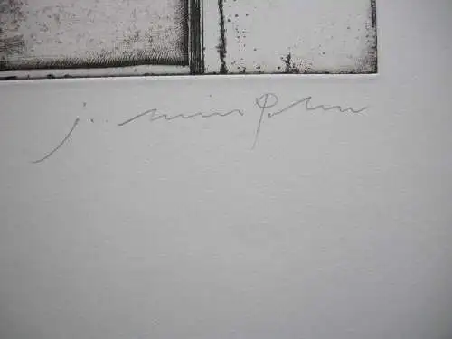 Joachim Palm (1935-2005) ohne Titel Orig.-Radierung 54/100 signiert 1970