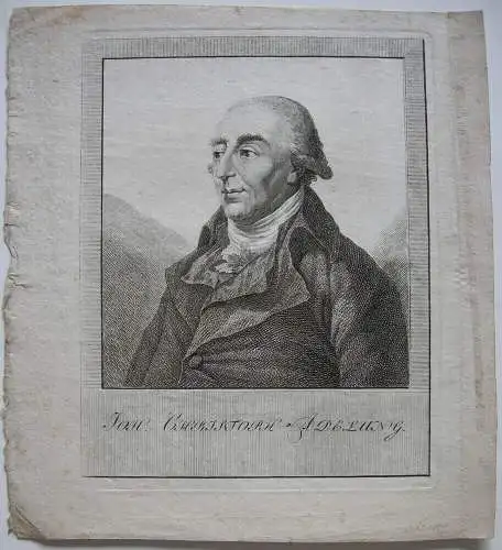 Joh Christoph Adelung (1632-1706) Sprachforscher Germanist Orig Radierung 1700