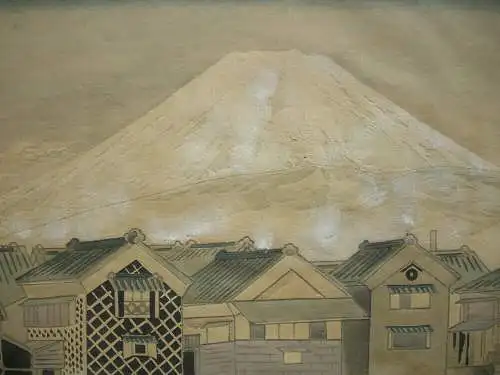 Tomikichiro Tokuriki (1902-1999) "Numazu Kawaguchi" Farbholzschnitt