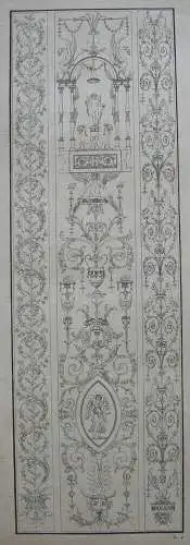 4 Ornamentstiche C. Normand Premier Cahier Arabesques 1803 Grotesquen