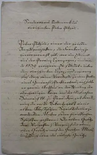 Testament Pierre Pithou (1539-1596) Jurist Philsosoph Handschrift um 1700 