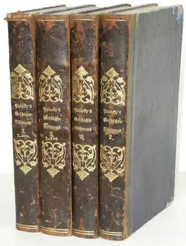 Franz Placky Geschichte von Böhmen 3 Bände Habeder Prag 1847-1851 Tschechien