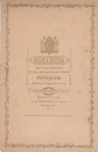 Kaiserin Augusta Victoria mit Kindern Albumin Atelier Selle & Kunze Potsdam 1888