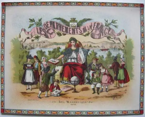 10 Spielpläne Laufspiele Rennnen Zeppelin Chromolithografien 1890 neuwertig