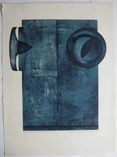 Eugene M. Kalinowski (1929) Ex-Voto d'un Cosmonaute Orig. Lithografie 1968