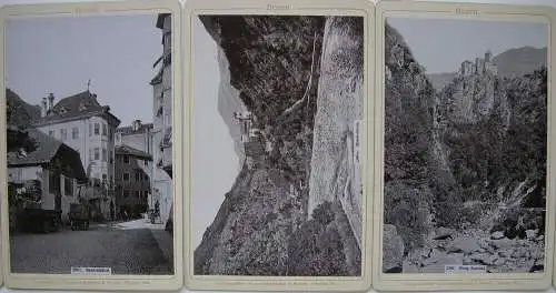 Bozen Südtirol Italien Leporello mit 12 Orig. Fotografien 1908 Alto Adige