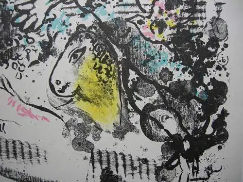 Marc Chagall (1887-1985) Reverie Träumerei Orig. Lithografie 1969