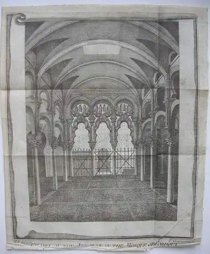 Córdoba Mezquita Moschee España 3 Orig Copperplates 1775 Giomignani