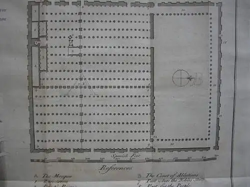 Córdoba Mezquita Moschee España 3 Orig Copperplates 1775 Giomignani