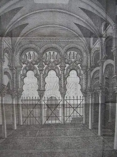 Córdoba Mezquita Moschee España 3 Orig Copperplates 1775 Giomignani