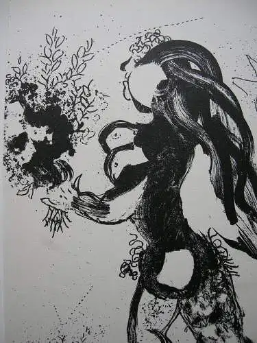 Marc Chagall (1887-1985) Darbietung Orig. Lithografie um 1965