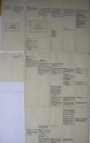 Ahnentafel Georg Scheffers (1866-1945) Mathematiker Typoskript 1937 Genealogie