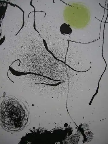 Joan Miro (1893-1983) Bouquet de ève pour Leila Orig. Lithografie 1964