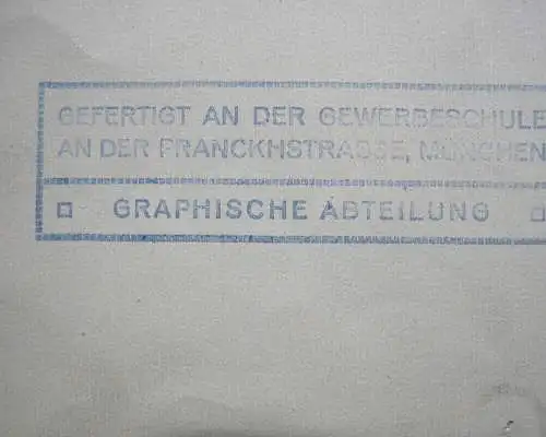 Studienskizze Männlicher Akt Vielleehner 1914 Tuschzeichnung