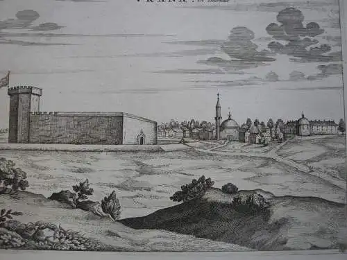 Vrana Ansicht Dalmatien Kroatien Orig Kupferstich Mortier 1704