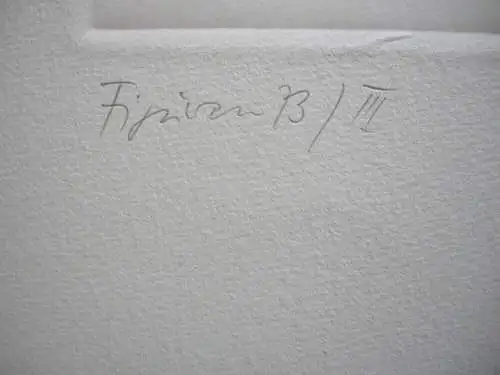 Roland Dörfler (1926-2010) Figuren III Orig Radierung 1973 signiert 