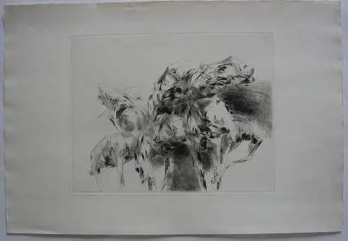 Roland Dörfler (1926-2010) Figuren Orig Radierung 1966 signiert 