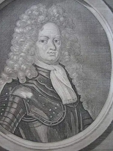 Friedrich Wilh v Schlitz (1647-1728)  Kammerpräsid Kupferstich Montalegre 1711