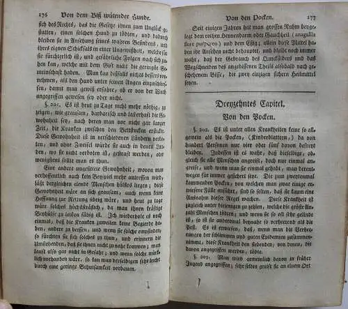 Hirzel Anleitung Gesundheit für das Landvolk Zürich 1778 Pappband 