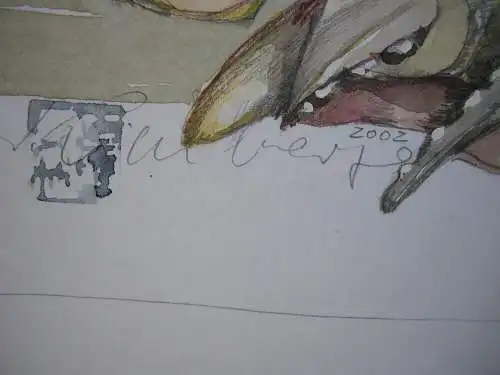 Ingo Eichberger (1943) Reiseeindrücke Bretagne France Aquarell 2002 signiert
