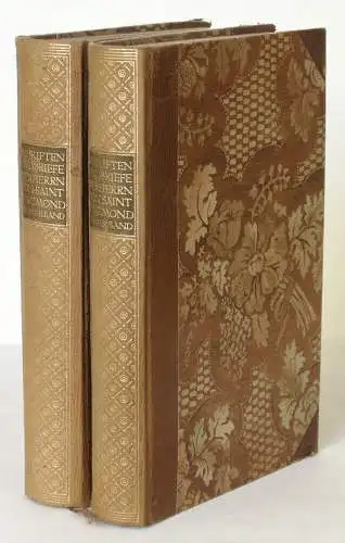 Briefe Evremond memoiren Mazarin Georg Müller  Halbleder 1912 Bibliophilie 2 Bde