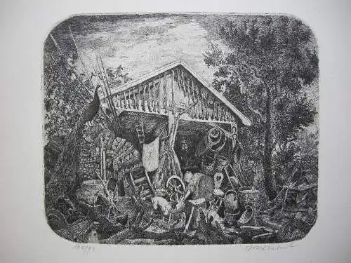 Josef Eckert Sammelsurium Orig Radierung Verein für Orig Radierung München