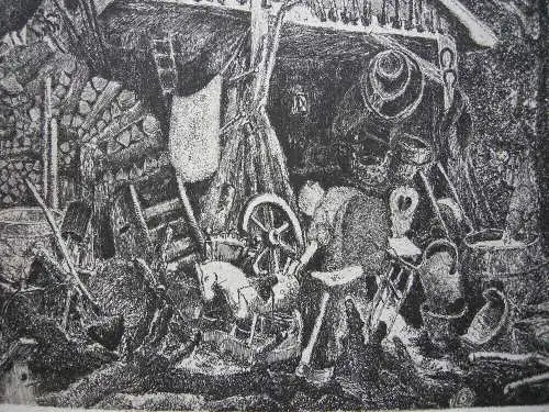 Josef Eckert Sammelsurium Orig Radierung Verein für Orig Radierung München