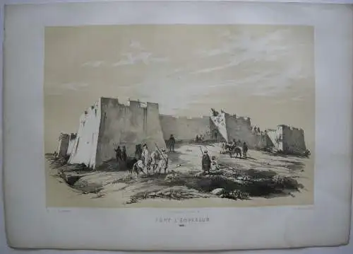 Algerien Algerie Fort l'Empereur  (1830) Lithografie Bayot 1840 Nord Afrika