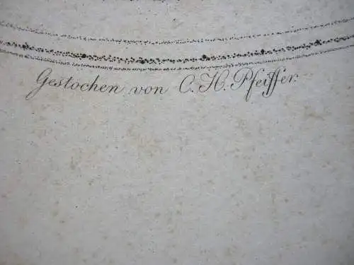 Joh C Lavater (1741-1801) Theologe Schriftsteller Punktierstich Pfeiffer 1800