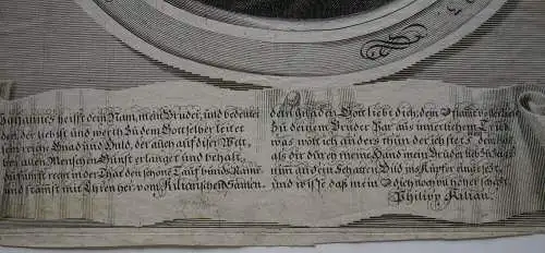 Johannes Kilian (1623-1697) Augsburger Goldschmied Orig Kupferstich 1693