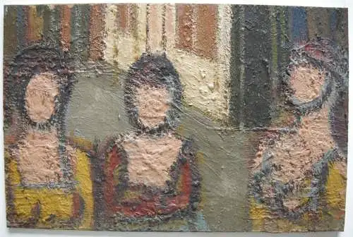 Jean Besnard (? - 1980) Drei Frauen Öl auf Platte um 1960 nicht signiert 