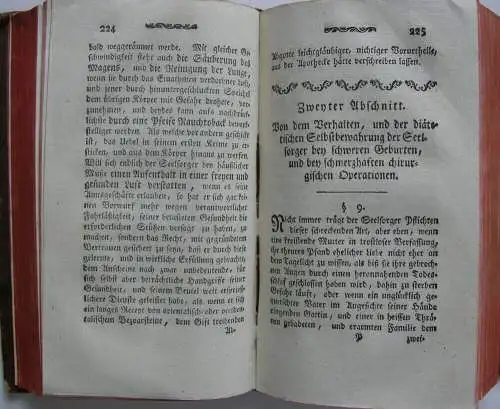 Leuthner Practische Pastoral-Arzneykunde für Seelsorger Nürnberg 1781 Leder