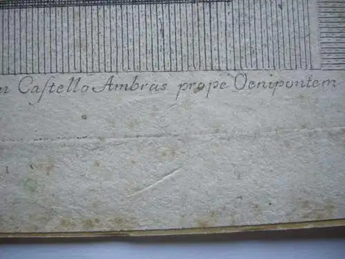 Margarete von Tirol Görz gen. Maultasch (1318-1369) Orig Kupferstich um 1750 
